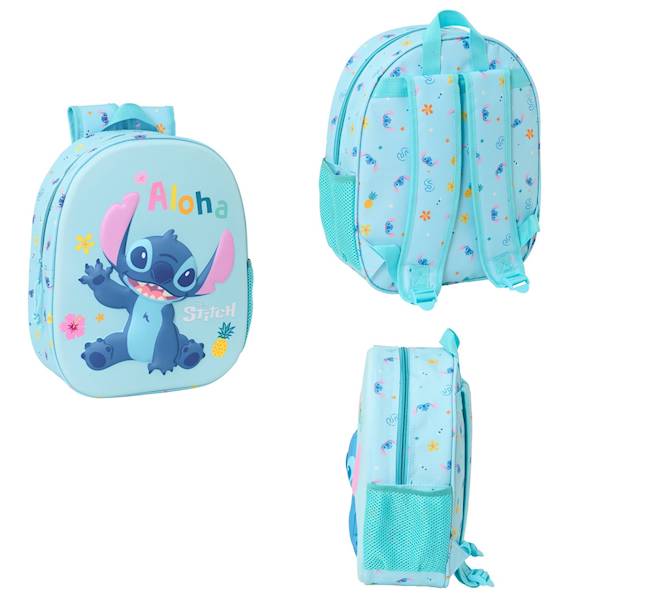 Plecak przedszkolny wycieczkowy 3D Stitch Aloha
