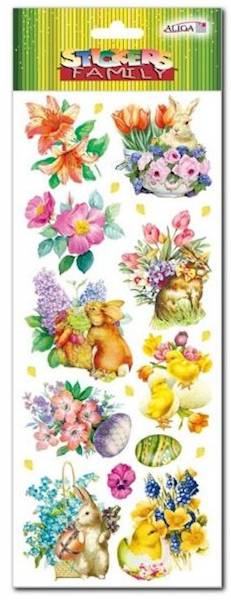 Naklejki Aliga Wielkanoc NKW-4207 wzór Kwiat