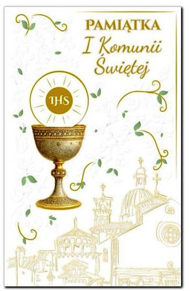 Karnet Pamiątka I Komunii Świętej ABCard KP30