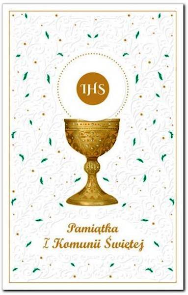 Karnet Pamiątka I Komunii Świętej ABCard KP28