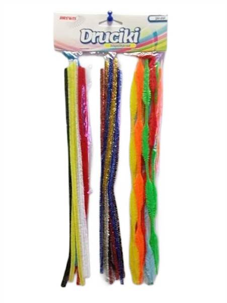 Druciki kreatywne 0,6x30cm 30szt mix