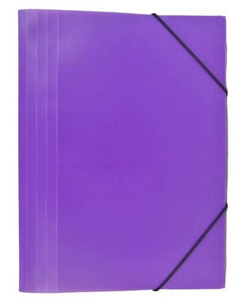 Teczka na gumkę A4 Focus PP fioletowa ciemna