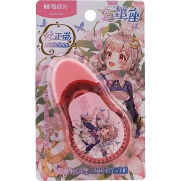 korektor w taśmie M&G Flower Manga 5mm*20m różowy