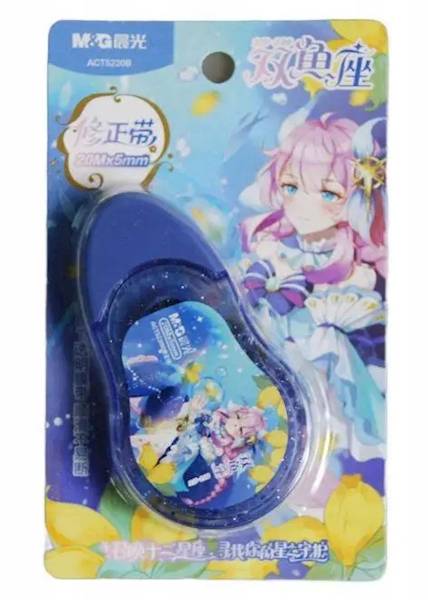 korektor w taśmie M&G Flower Manga 5mm*20m niebies