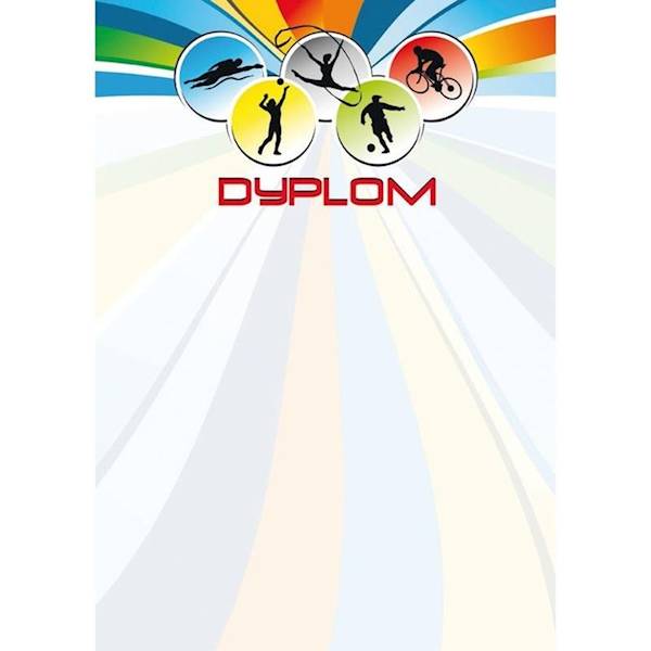 Dyplom GP Sportowy Igrzyska 170g, 25 arkuszy