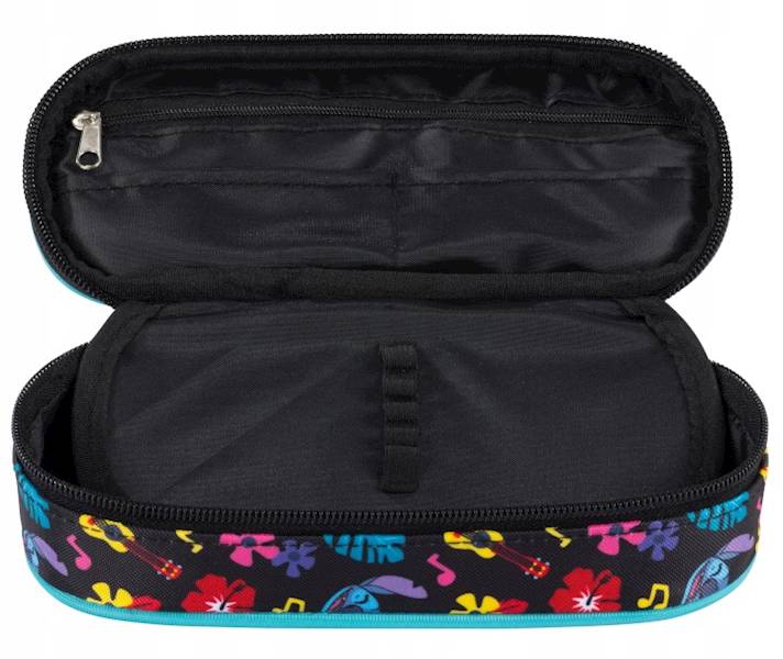 Piórnik saszetka z wewnętrzną klapką Stitch mint