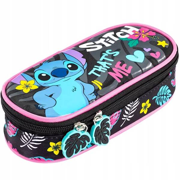 Piórnik saszetka z wewnętrzną klapką Stitch