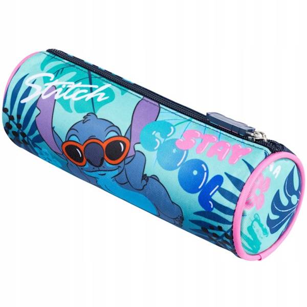 Piórnik tuba okragła Stitch Stay cool