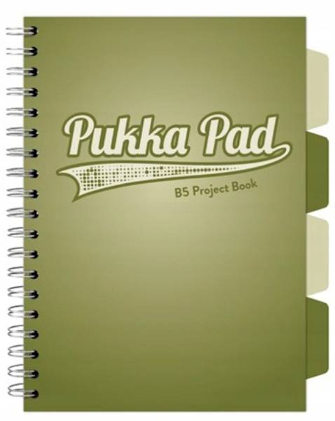 Kołozeszyt B5 Pukka Pad Oliwkowy Zielony