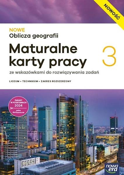 Nowe Oblicza geografii LO 3 NE Mat Karty Pracy ZR