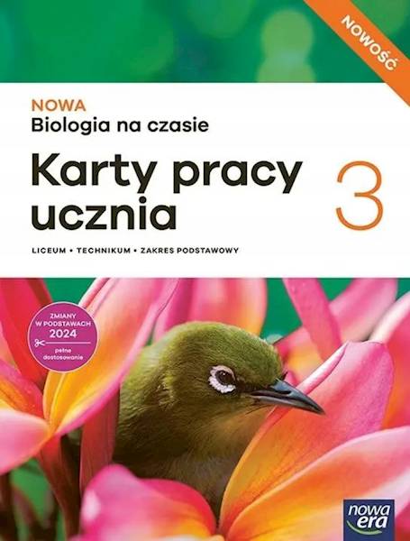 Nowa Biologia na czasie NE 3 LO ZP Karty Pracy 