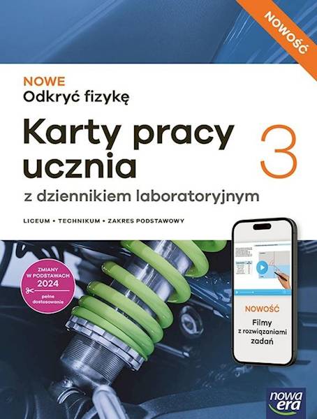 Nowe Odkryć fizykę LO 3 NE Karty Pracy ZP 2026