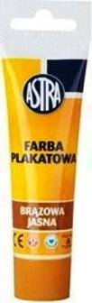 farba plakatowa Astra 30ml tuba brązowa jasna