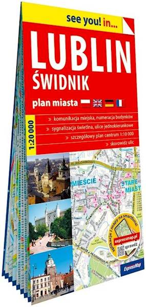 Lublin, Świdnik - plan miasta 1:20 000