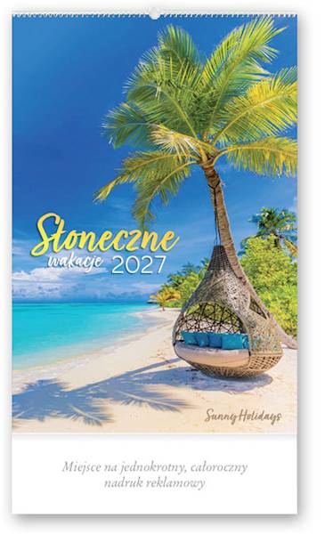 Kalendarz 2027 Lucrum 32x47 Słoneczne wakacje