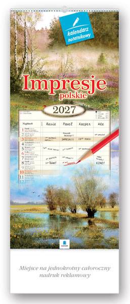 Kalendarz 2027 Lucrum Notatnikowy Impresje polskie