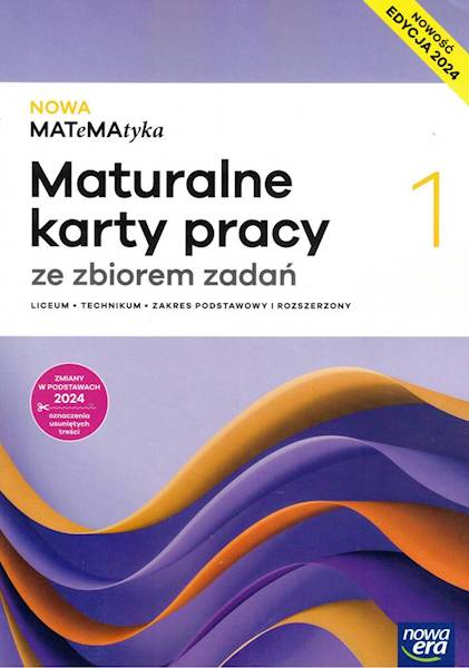Nowa MATeMAtyka NE LO 1 Maturalne Karty Pracy ZPiR