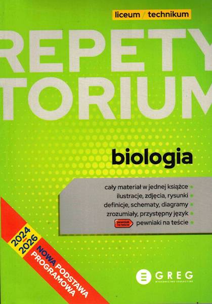 Repetytorium LO 2027 Biologia Liceum Technikum