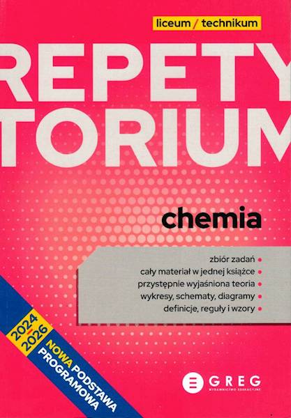 Repetytorium LO 2027 Chemia Liceum Technikum