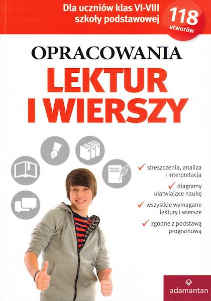 Opracowania lektur i wierszy dla klas VI-VIII SP