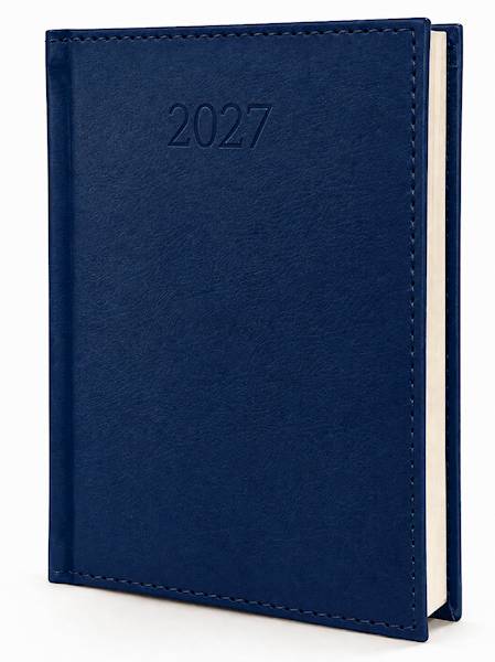 Kalendarz 2027 O-press ks A6 Figaro Dzienny Granat