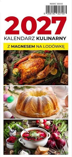 Kalendarz 2027 O-press Tyg z przepisami na lodówkę