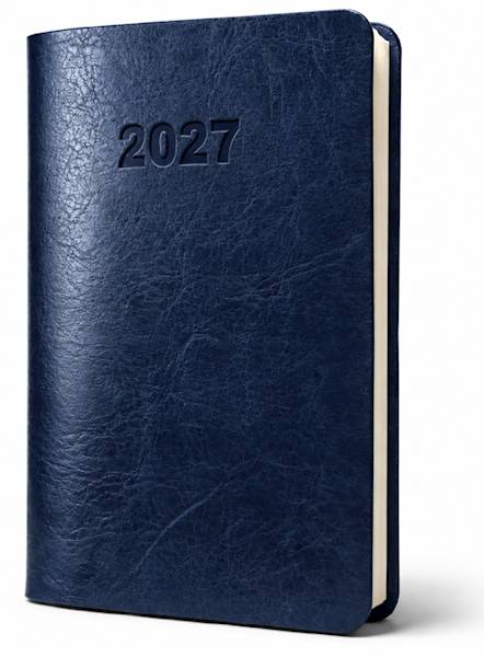 Kalendarz 2027 O-press A7 Kieszonkowy Lira Granat