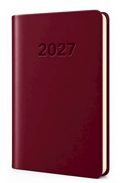 Kalendarz 2027 O-press A7 Mój kalendarz Bordowy
