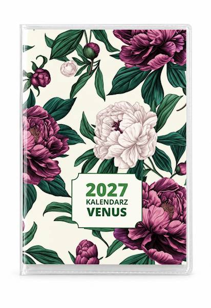 Kalendarz 2027 O-press A7 Kieszonkowy Venus białe