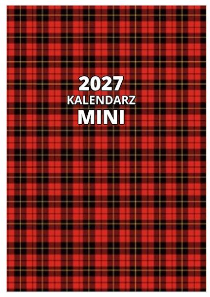 Kalendarz 2027 O-press A7 Kieszonkowy Mini Krata C