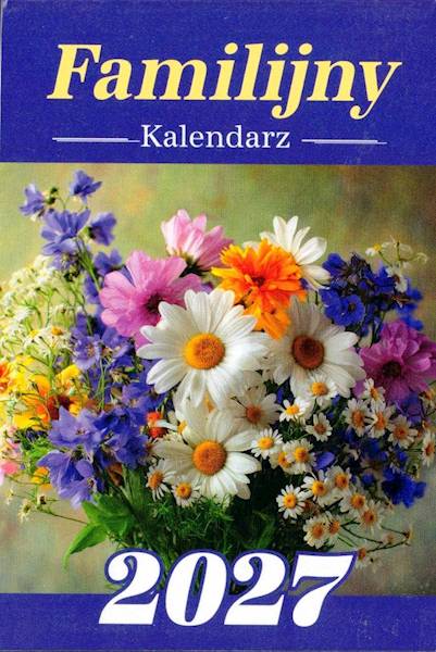 Kalendarz 2027 O-press Zdzierak A6 Familijny