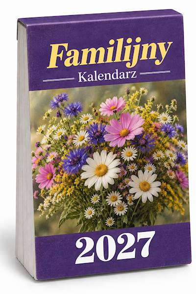 Kalendarz 2027 O-press Zdzierak A6 Familijny