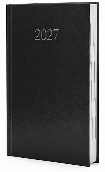 Kalendarz 2027 O-press A5 Planer EK dzienny Czarny