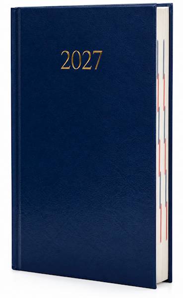 Kalendarz 2027 O-press A5 Planer EK dzienny Granat