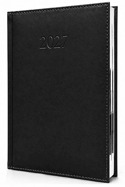 Kalendarz 2027 O-press A5 Planer DZ Premium Czarny
