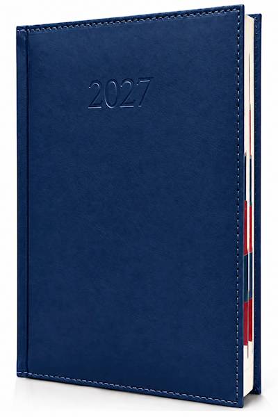 Kalendarz 2027 O-press A5 Planer DZ Premium Granat
