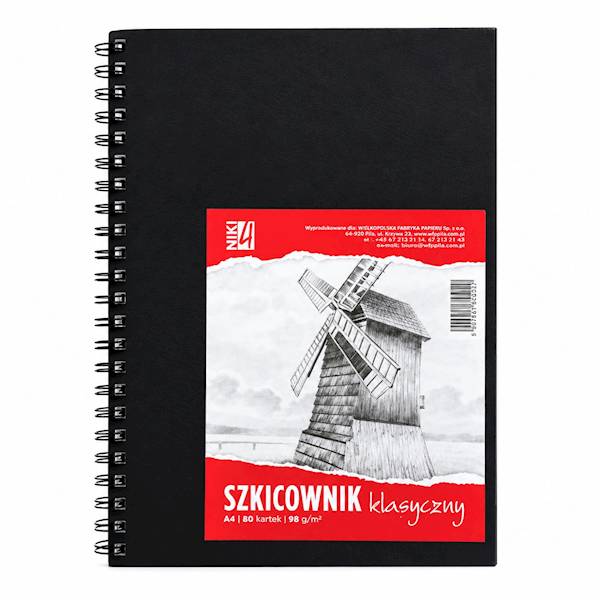 szkicownik A4 80K KIN Klasyczny 98g 