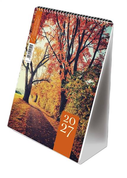 Kalendarz 2027 M&P A5 pionowy ze spiralką Park