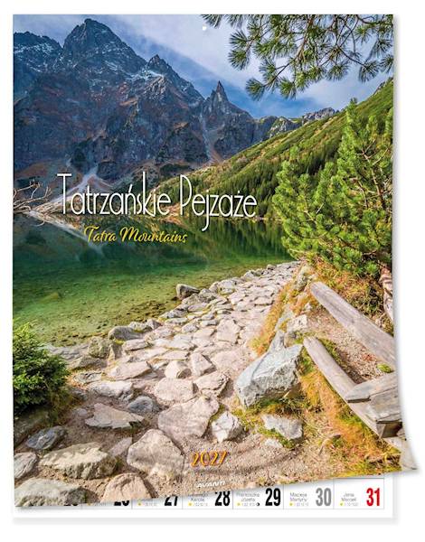 Kalendarz 2027 Avanti 30,5x23cm Tatrzańskie Pejza