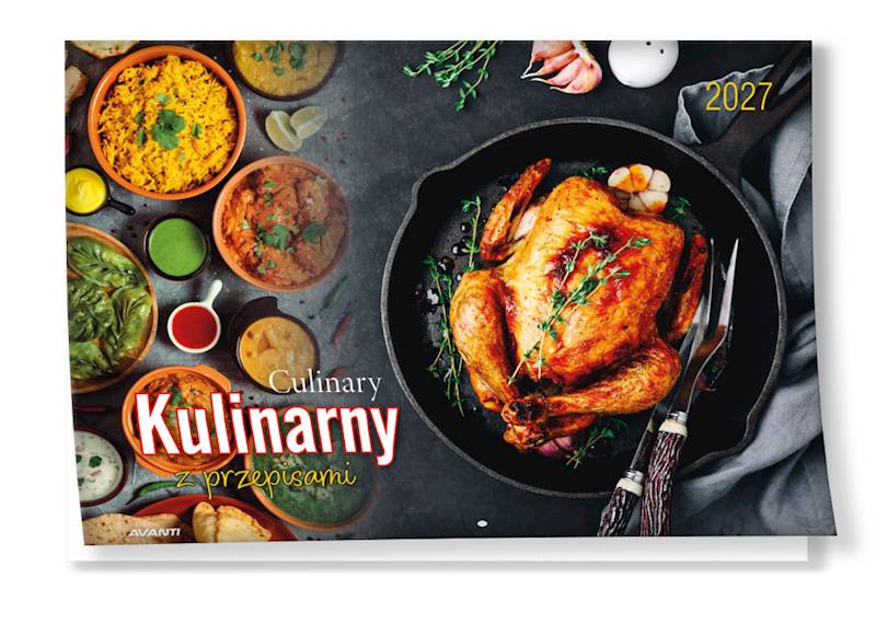 Kalendarz 2027 Avanti Ścienny Albumowy Kulinarny