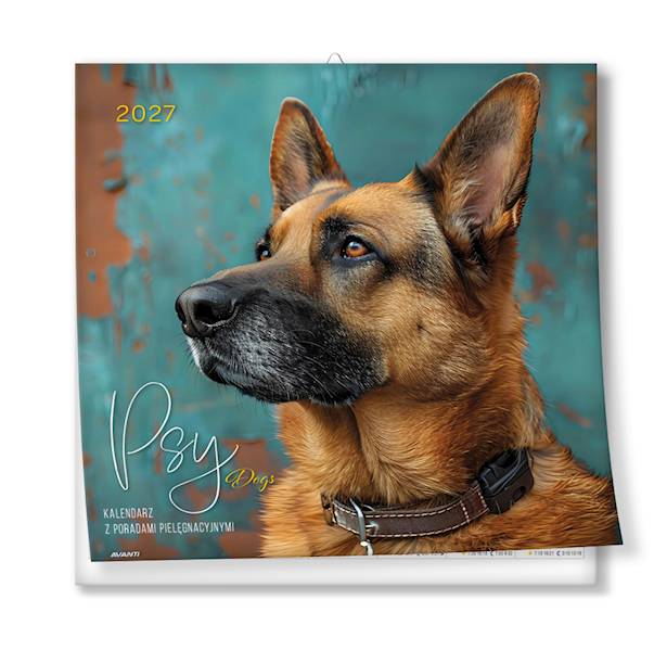 Kalendarz 2027 Avanti 30x30 Psy