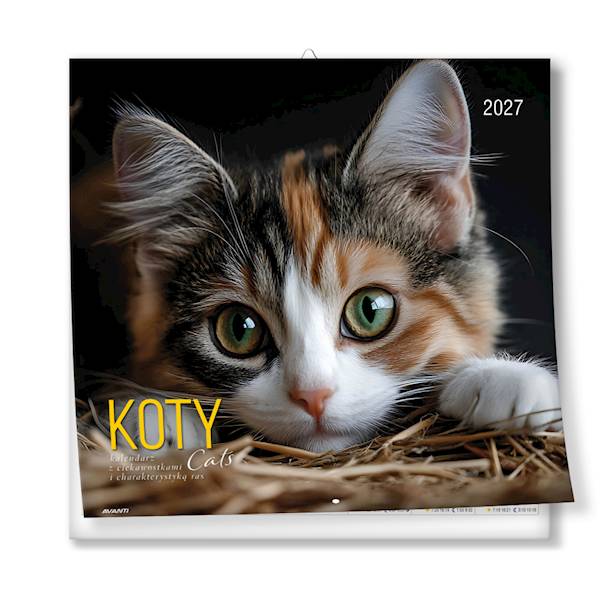 Kalendarz 2027 Avanti 30x30 Koty