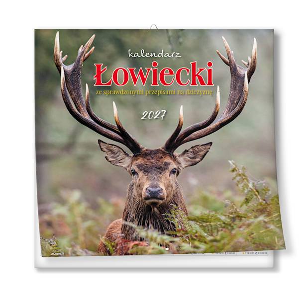 Kalendarz 2027 Avanti 30x30 Łowiecki