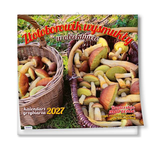 Kalendarz 2027 Avanti 30x30 Grzybiarza
