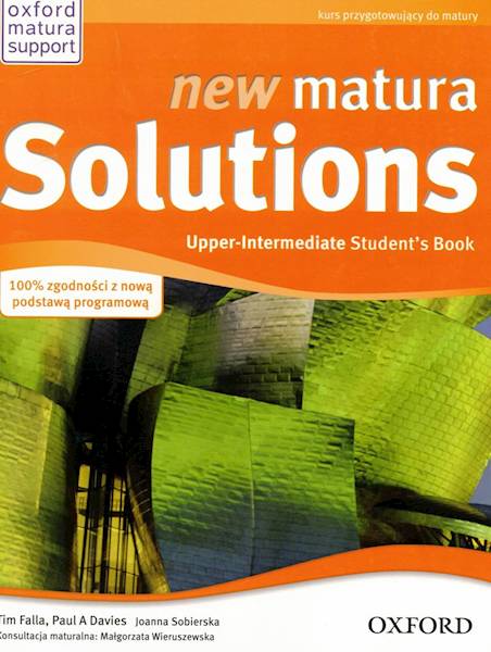 New Matura Solutions Upper-Intermed. 2E SB PL