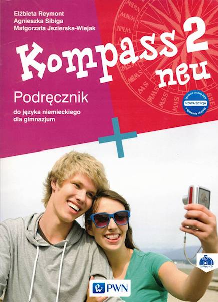 Kompass neu 2 KB podręcznik PWN + 2 płyty CD