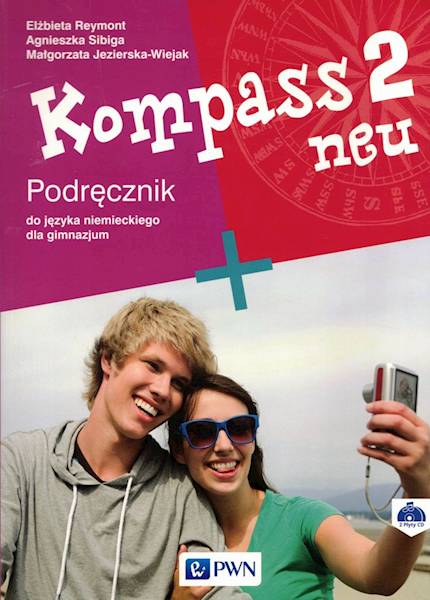 Kompass neu 2 KB podręcznik PWN + 2 płyty CD