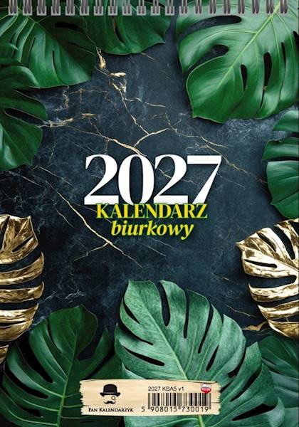 Kalendarz 2027 PK Biurkowy A5 pionowy Mix wzorów