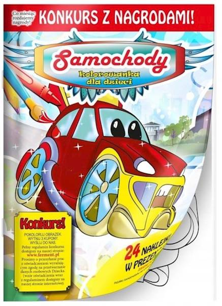 Kolorowanka dla dzieci samochody nr 211