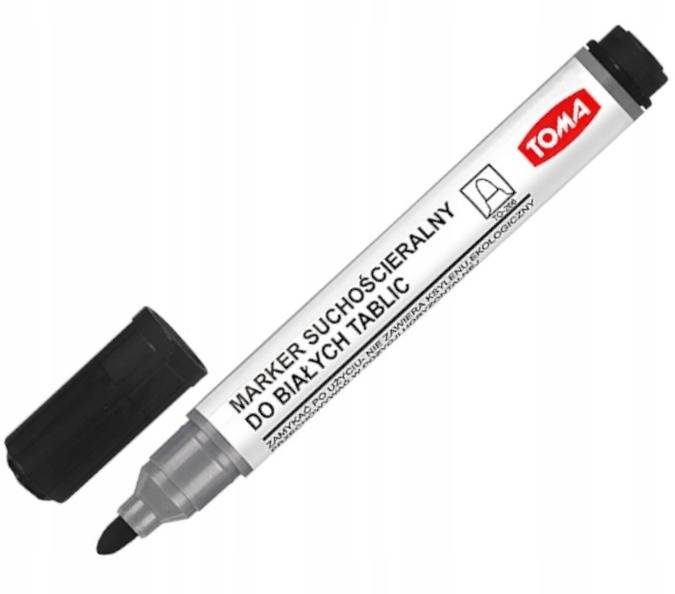 Marker do tablic suchościeralnych TOMA O/K czarny